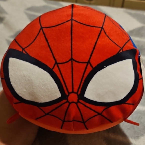 Marvel Disney Spiderman Tsum Tsum Stacking Pillow Top Plush Toy Red Blue White - Picture 12 of 12